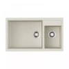 Гранитная мойка Omoikiri Tedori 86-2-LB-WH Tetogranit/белый