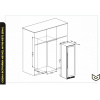 Шкаф винный Meyvel Винный холодильник (шкаф) компрессорный MEYVEL MV110-KBT2(SLIM)