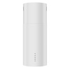 Вытяжка кухонная цилиндрическая островная MEFERI TUBE35WH ISLA ULTRA, 40 см, белая, производительность 1200 м3/ч, 3 скорости, низкий уровень шума, режимы отвод и рециркуляция, гарантия 3 года