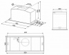 Полновстраиваемая вытяжка Smeg KICGR52X