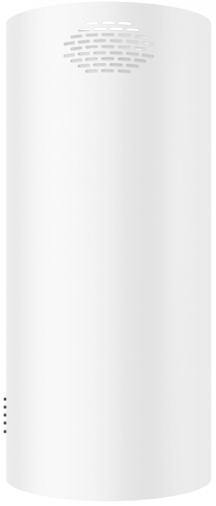 Вытяжка кухонная цилиндрическая островная MEFERI TUBE40WH ISLA POWER, 40 см, белая, производительность 850 м3/ч, 3 скорости, низкий уровень шума, режимы отвод и рециркуляция, гарантия 3 года