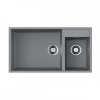 Гранитная мойка Omoikiri Tedori 85-2-U-GR Tetogranit/leningrad grey