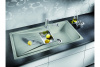 Гранитная мойка Blanсo SONA 6S SILGRANIT PuraDur темная скала