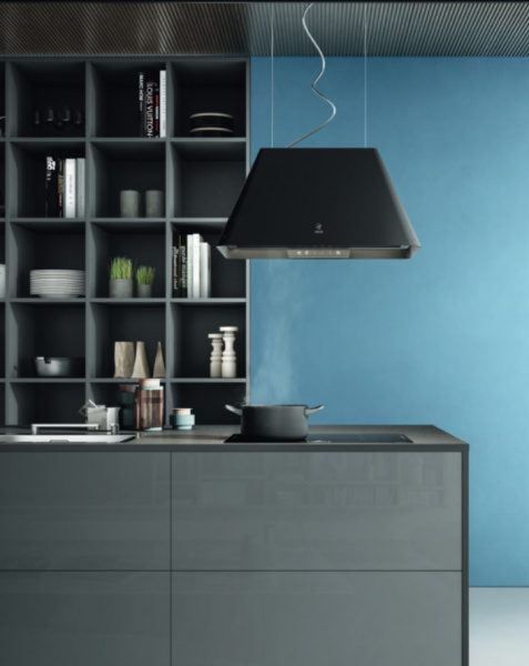 Островная вытяжка Elica IKONA LIGHT BL MAT/F/60