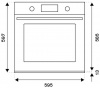 Электрический духовой шкаф Bertazzoni F6011HERVPTNE/23