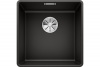 Гранитная мойка Blanсo SUBLINE 400-F SILGRANIT  черный с отв.арм. InFino