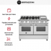 Центр варочный Bertazzoni HER126G2EXT