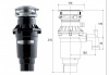 Измельчитель пищевых отходов BoneCrusher 810 AS-Slim Line+установочный комплект