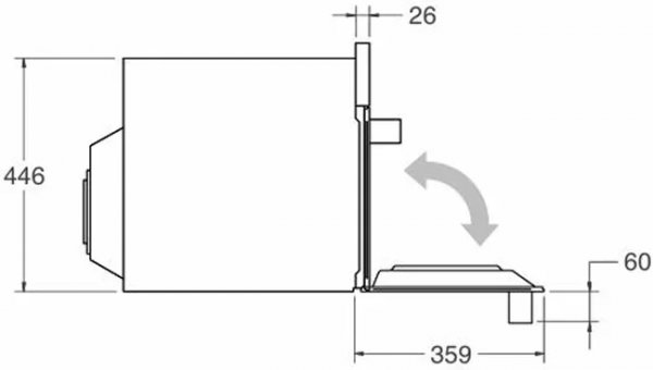 Печь микроволновая встраиваемая Bertazzoni F30PROMWLXT