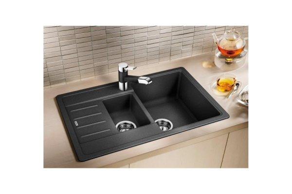 Гранитная мойка Blanсo LEGRA 6S Compact SILGRANIT антрацит