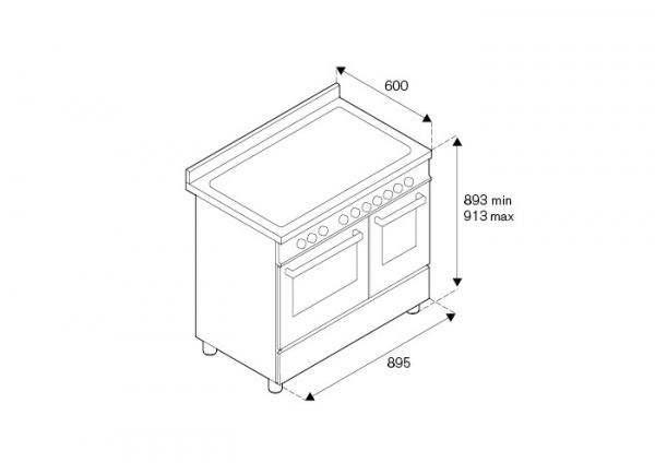 Центр варочный Bertazzoni MAS96L2EXT